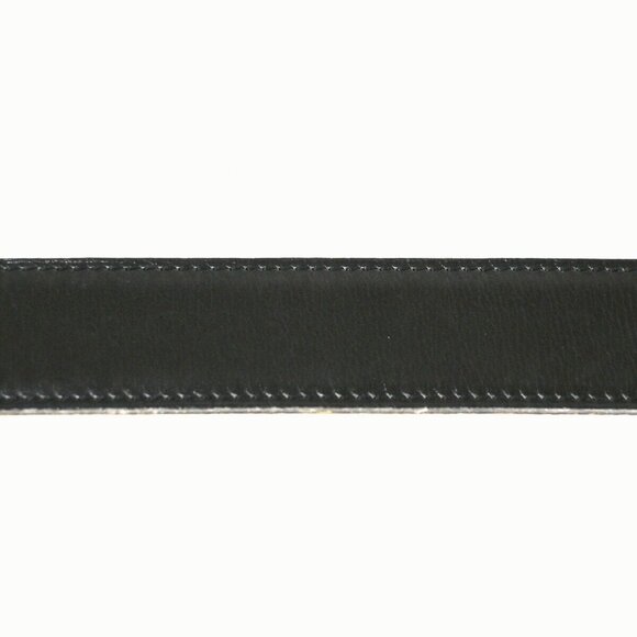 HERMES H Logo Constance Reversible Buckle Belt #65 Leather ▢C Black main image 4